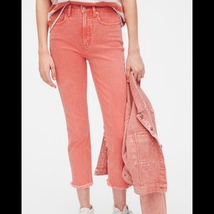 🆕 High Rise Stretch Cigarette Jeans